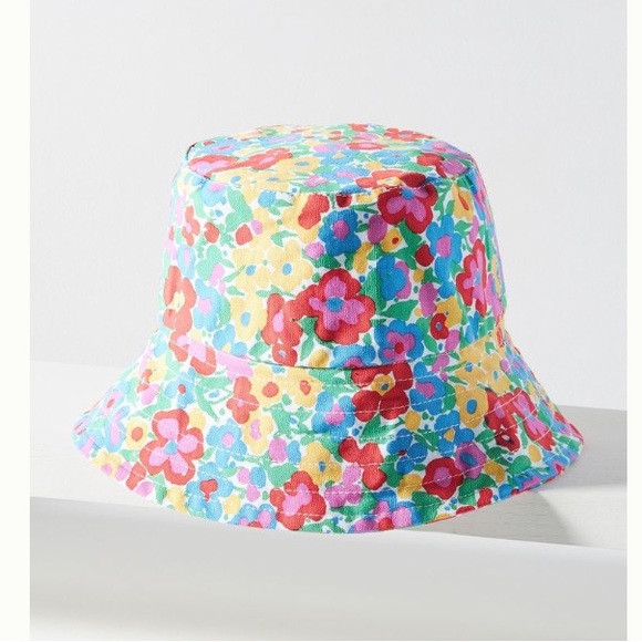 Anthropologie Faithful Canvas Bucket Hat NWT - Picture 1 of 7